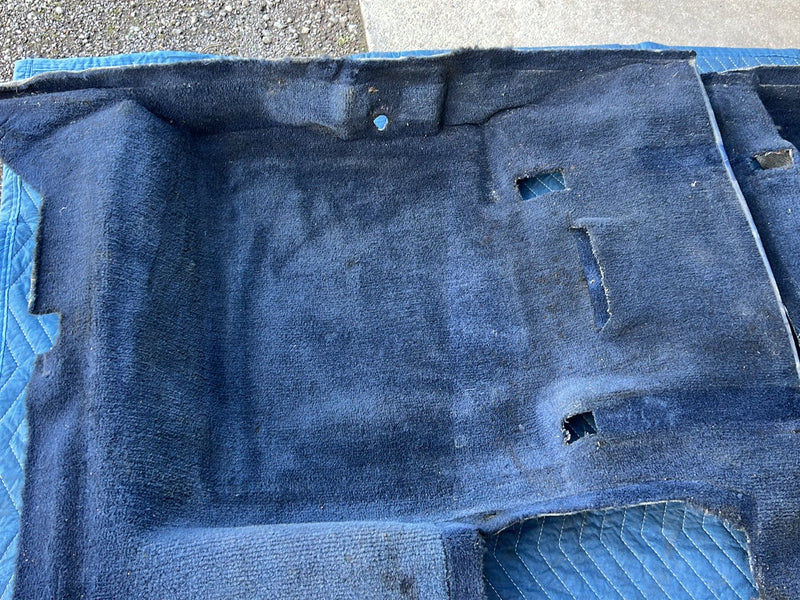 1975-1980 Volvo 244 240 Sedan Only Blue Molded Carpet Set Front Rear OEM #5403EM