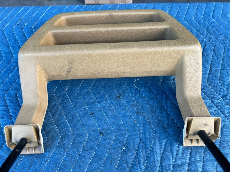 1986-1993 Volvo 240 244 Sedan Rear Right & Left Headrest Pair Tan OEM #4243EM