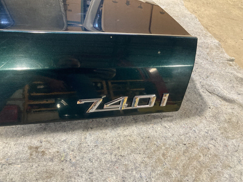 1986-1994 BMW 7 Series E32 Deck Lid Trunk Panel Green Hatch Rear OEM #1075M