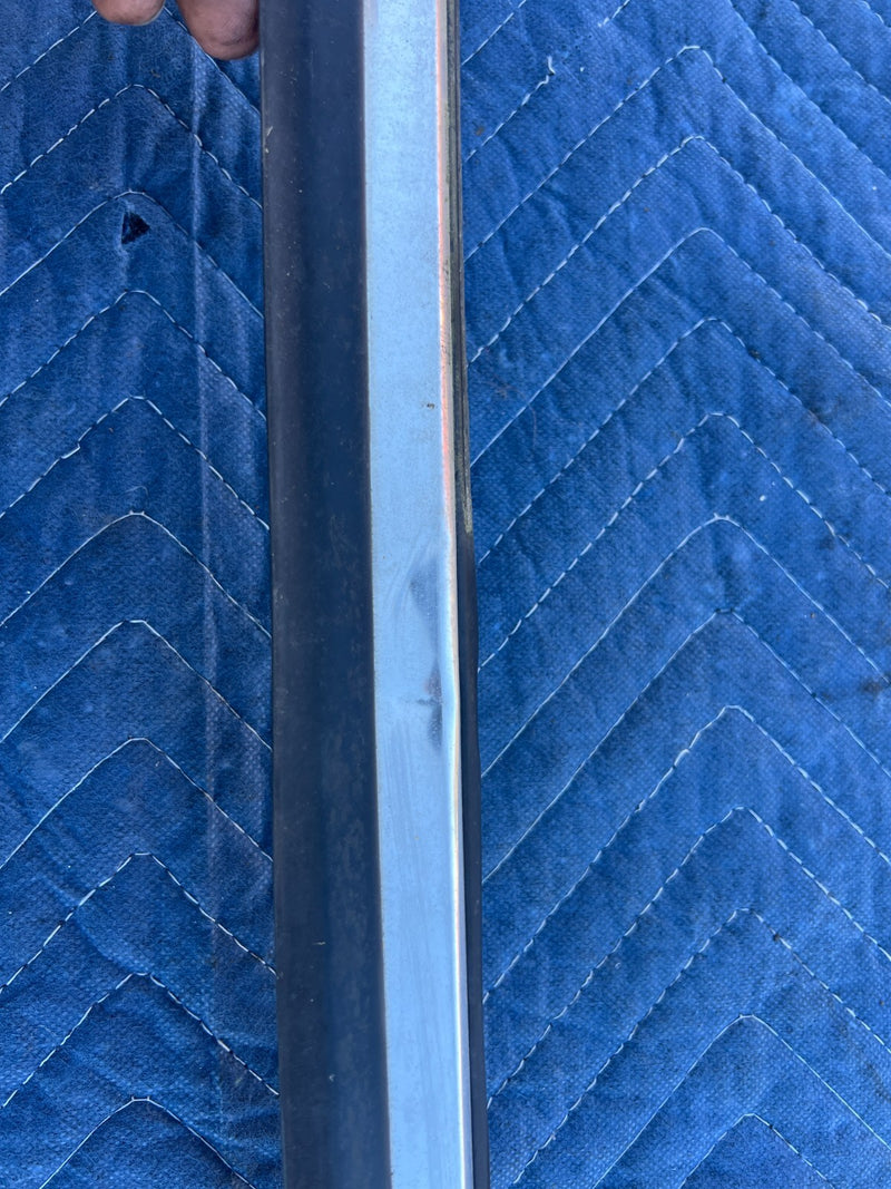 1986-1993 Volvo 240 244 *Sedan Only* Rear Bumper Trim Black & Chrome OEM #4275EM