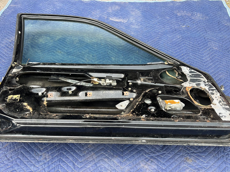 1983-1985 Porsche 944 Front Driver Left Door Assembly Black OEM #5721EM