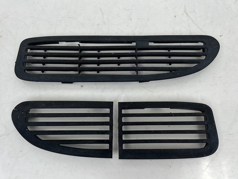 1993-1997 Volvo 850 Front Left & Right Lower Bumper Grille Trim Pair OEM