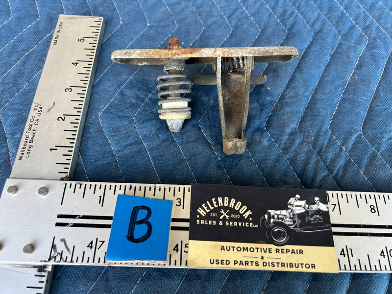 1983-1985 Porsche 944 Hood Engine Bonnet Latch Catch Plate Assembly OEM #2453EM