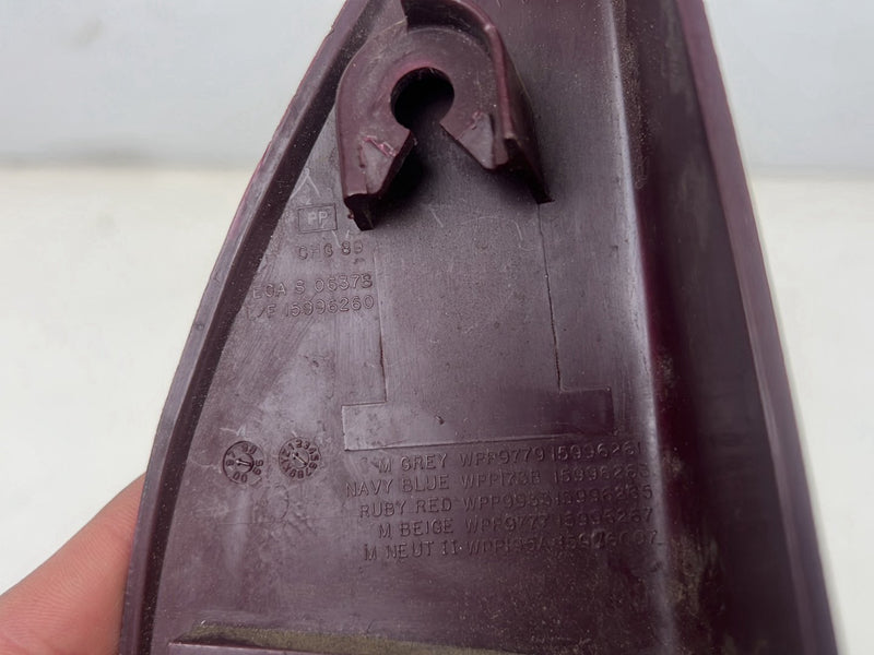 1995-1999 Chevrolet Silverado Tahoe Sierra Corner Mirror Trim Maroon OEM #5525EM