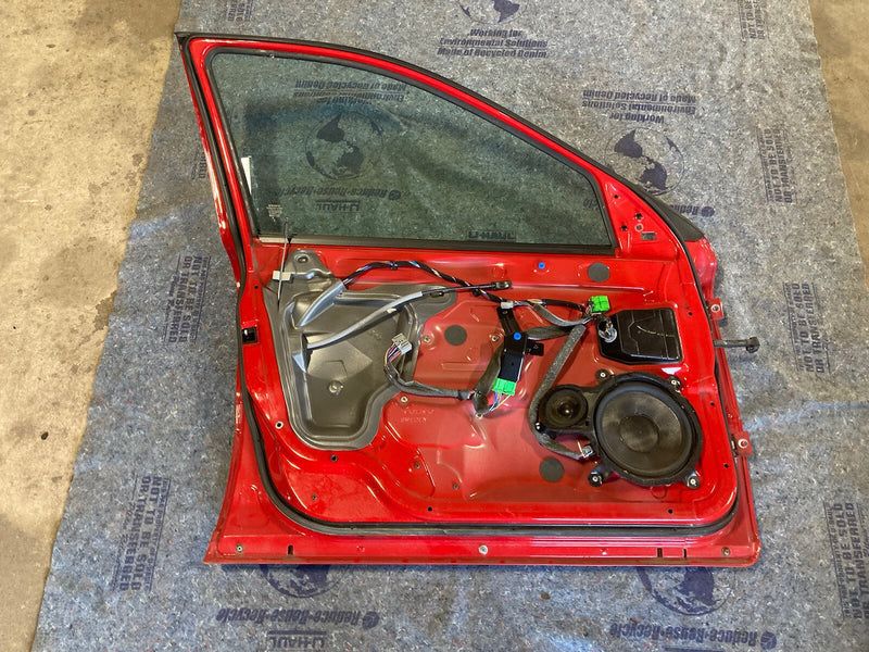 2005 2006 2007 Volvo S60R S60 V70R Front Driver Left LH Door Red OEM #1289M