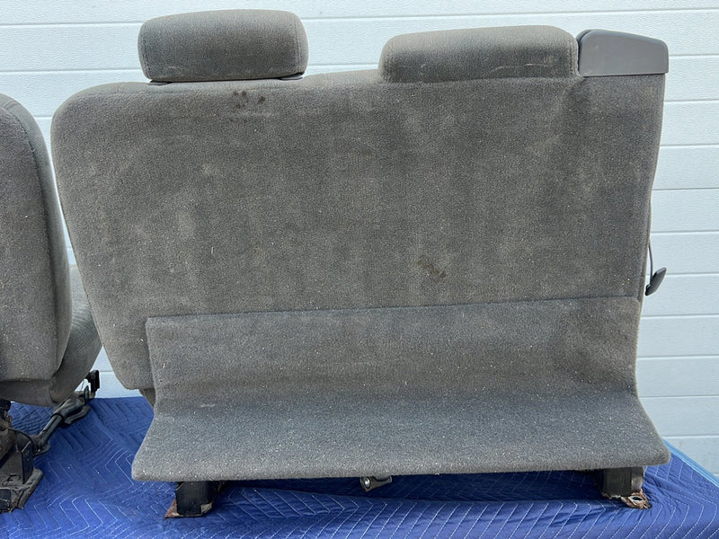 2003-2007 Chevy Silverado GMC Sierra Split Bench Rear Seat Gray Cloth OE #5509EM