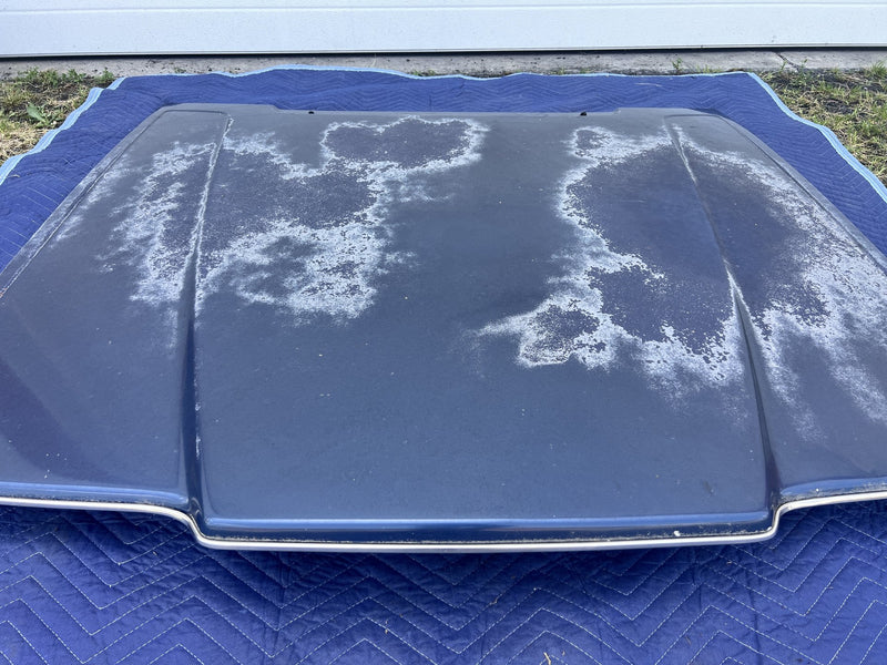 1975-1980 Volvo 244 Front Hood Panel Engine Bonnet Blue OEM #5435EM