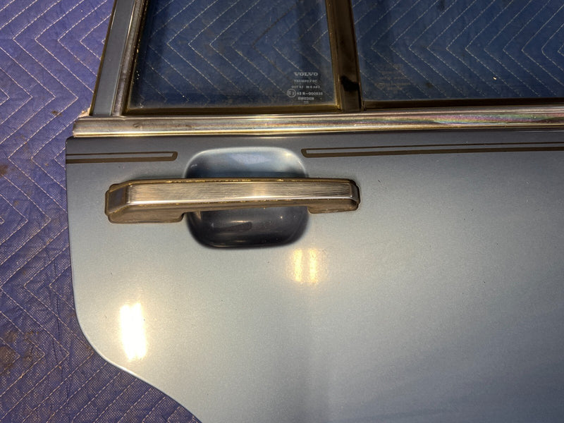 1984-1989 Volvo 740 760 Sedan Blue Metallic Rear Passenger Right Door OE #1562EM
