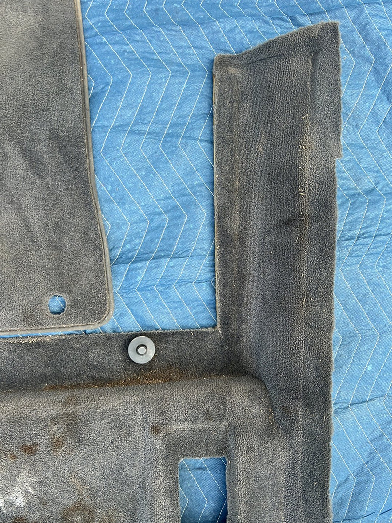 1996-2003 Audi S8 D2 A8 Front Rear Left Right Molded Carpet Set Gray OEM #6480EM