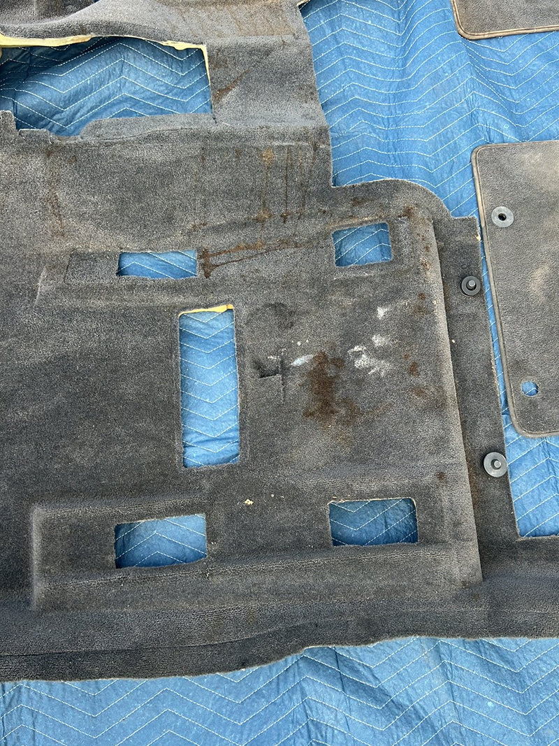1996-2003 Audi S8 D2 A8 Front Rear Left Right Molded Carpet Set Gray OEM #6480EM