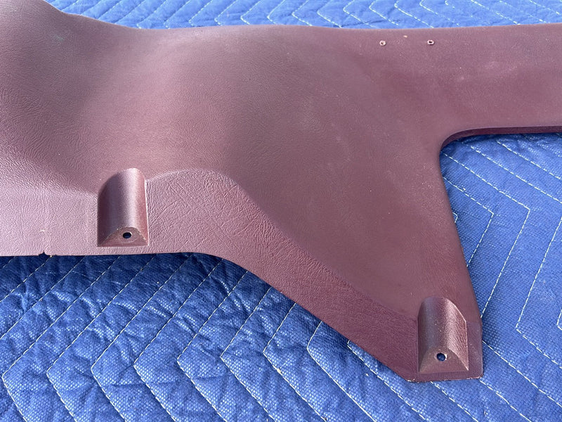 1995-1999 Chevy Silverado GMC Driver Knee Bolster Kick Trim Maroon OEM #5512EM