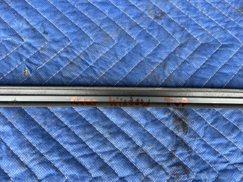 1989-1995 Volvo 740 940 Sedan Exterior Rear Window Molding Trim OEM #3816EM