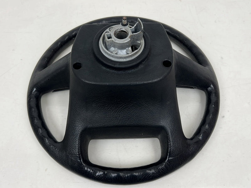 1990-1992 Volvo 740 745 940 Black Leather Steering Wheel 3530081 OEM #5901EM