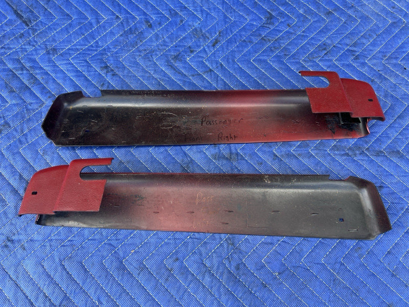 1980-1985 Cadillac Seville Front Seat Trim Red Panels GM OEM #3399M