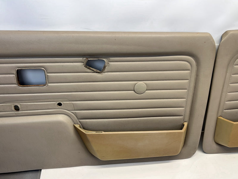 BMW 325i 318i E30 Beige Interior Door Card Panel Trim Set of 4 OEM #5538EM