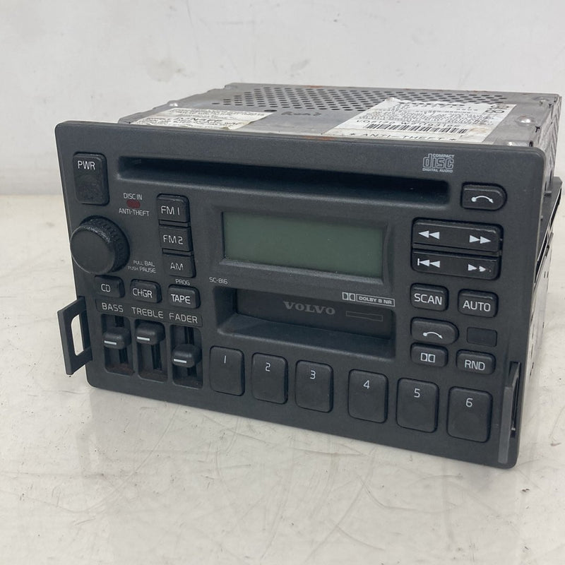 1998-2000 Volvo V70 S70 AM FM Stereo Radio CD Tape Player Head Unit OEM #5198M