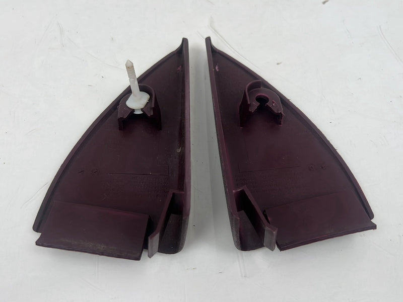 1995-1999 Chevrolet Silverado Tahoe Sierra Corner Mirror Trim Maroon OEM #5526EM