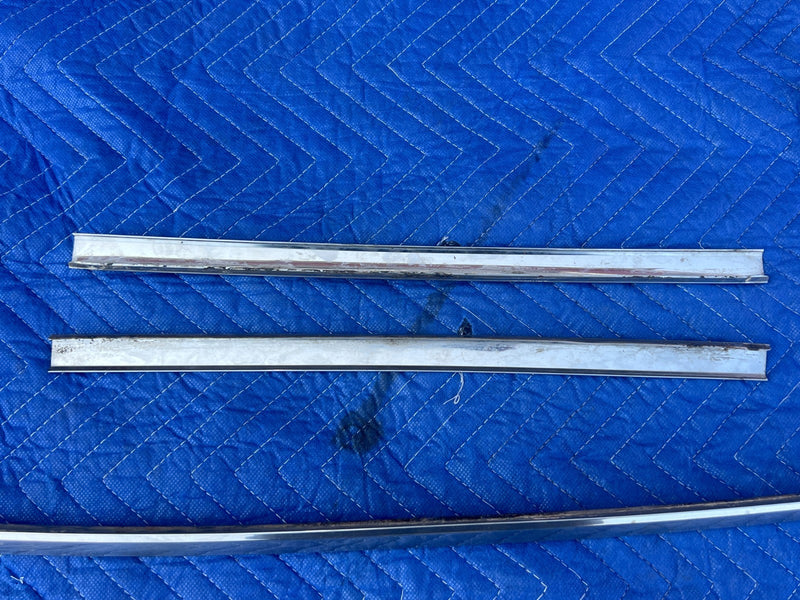 1967-1974 Volvo 140 142 144 145 Front Windshield Molding Trim Chrome OEM #4897EM