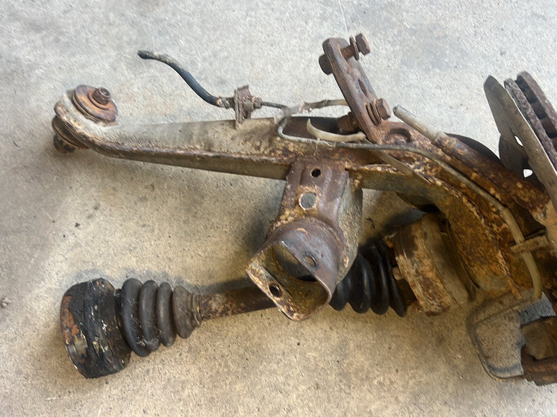 1983-1985 Porsche 944 Rear Trailing Arm Wheel Hub Knuckle Assembly OEM #2466EM