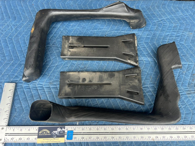 1986-1993 Volvo 240 244 245 HVAC Box to Footwell Heat Air AC Duct Set OE #4122EM