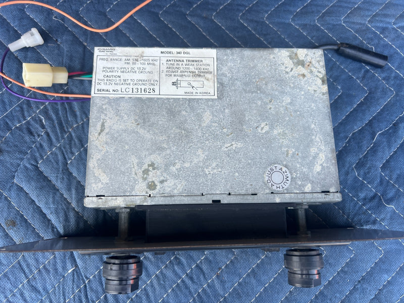 1967-1974 Volvo 140 142 144 145 Radio Stereo AM FM 340DGL Head Unit OEM #4907EM