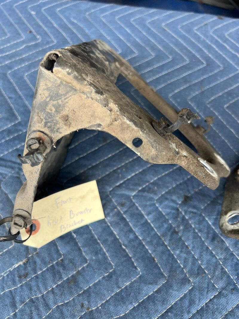 2005-2011 Audi A6 Front Left Right Bumper Bracket Pair 4F0 821 135B/6A OEM #61ZJ