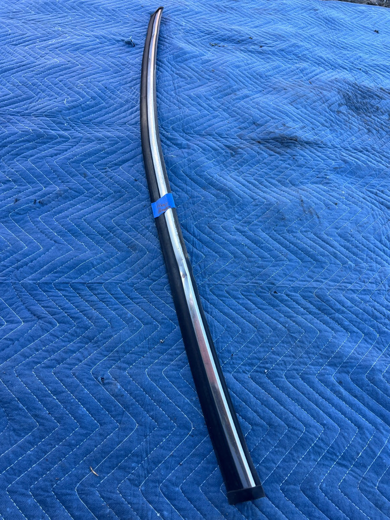 1986-1993 Volvo 240 244 *Sedan Only* Rear Bumper Trim Black & Chrome OEM #4275EM