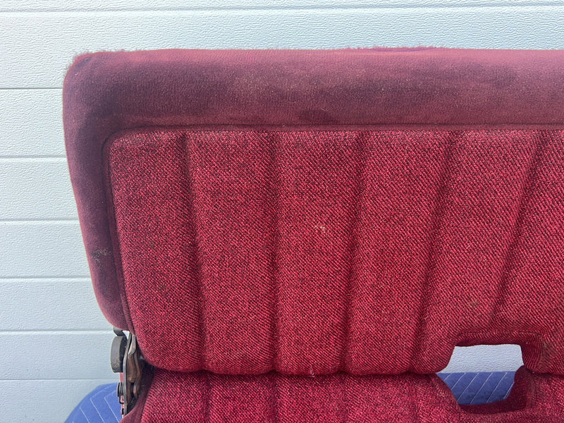 1998-1994 Chevrolet Silverado GMC Ext Cab Rear Bench Seat Maroon OEM #5531EM