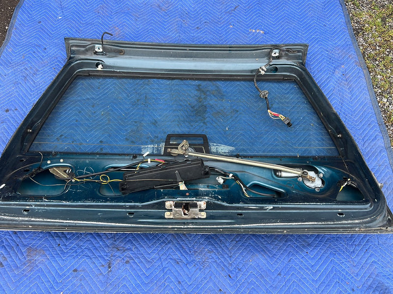 1990-1992 Volvo 740 745 940 Wagon Only Rear Hatch Panel Blue Green OEM #5999EM