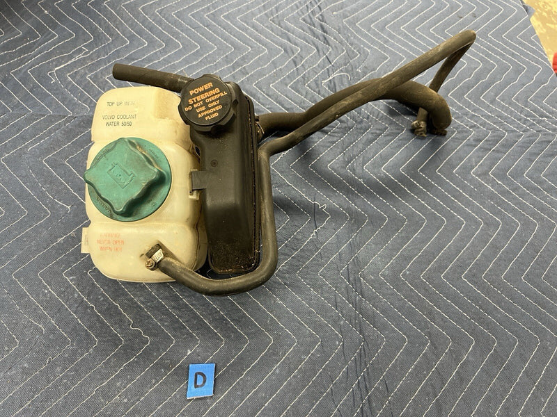 1998-2000 Volvo V70 S70 C70 Coolant & Power Steering Reservoir Jug OEM #3918E
