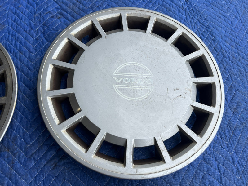 1989-1995 Volvo 740 940 Sedan Hub Cap Wheel Rim Cover Full Set of 4 OEM #3752EM