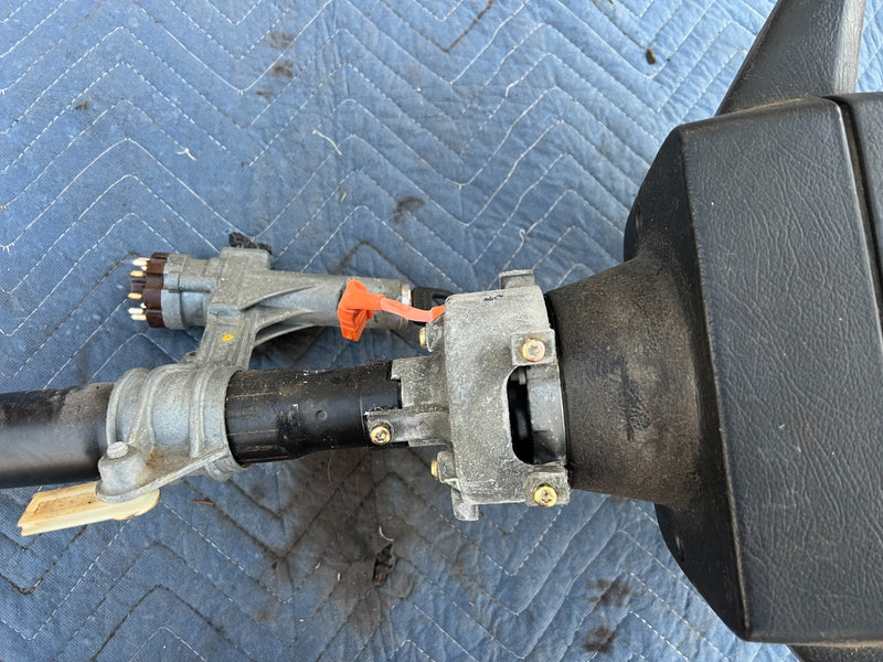 1986-1993 Volvo 240 244 245 Steering Wheel Column & Ignition w/ Key OEM #4415EM