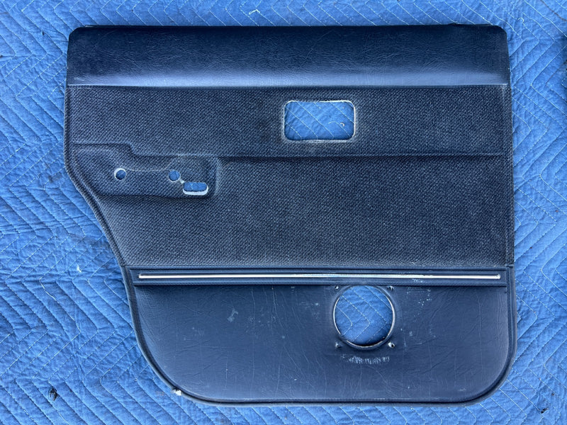1986-1993 Volvo 240 244 *Sedan Only* Door Card Set of 4 Gray Black OEM #4374EM