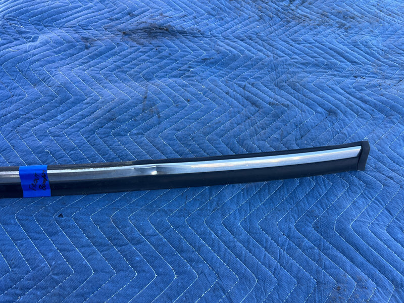 1986-1993 Volvo 240 244 *Sedan Only* Rear Bumper Trim Black & Chrome OEM #4275EM