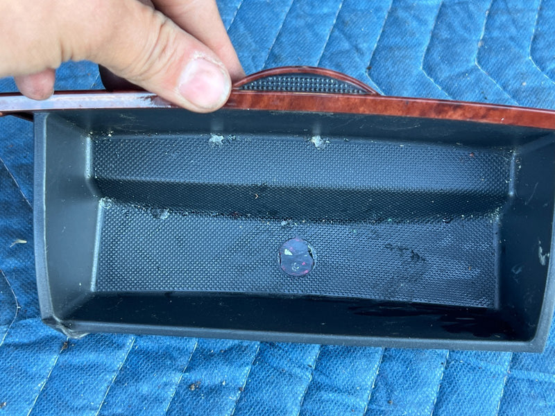 2003-2008 Toyota Corolla Center Console Climate Trim Storage Wood OEM #3319EM