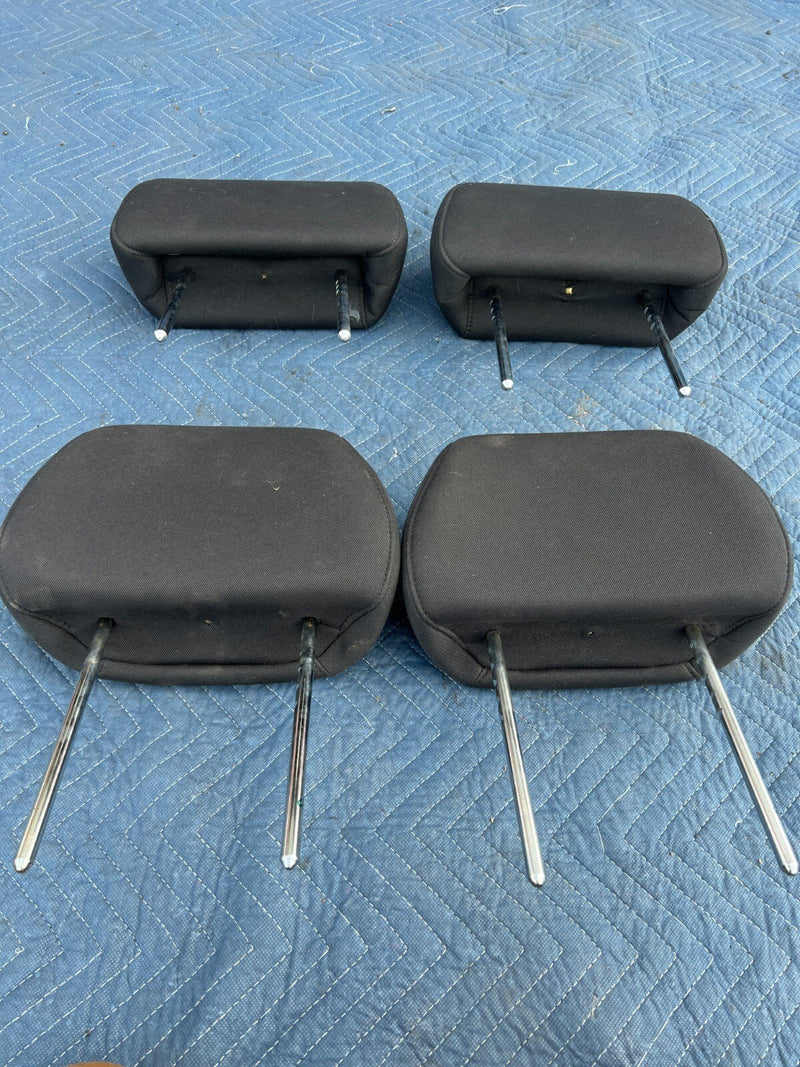 2006-2010 Pontiac G6 Front & Rear Head Rest Set of 4 Black Cloth Seat OEM #4DU