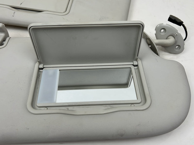 2013-2019 Ford Escape Illuminated Sun Visor Pair w/ Clips Beige OEM #5448EM