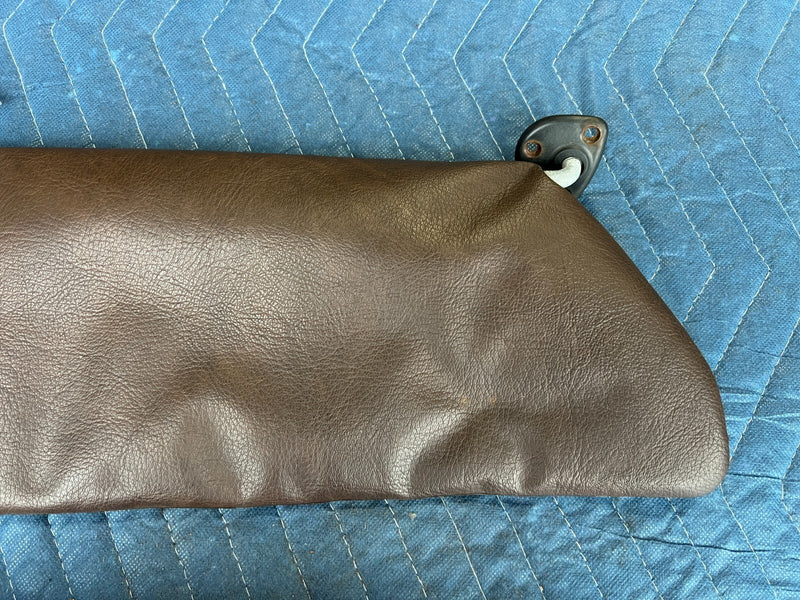 1983-1985 Porsche 944 Right & Left Brown Sun Visor Shade Pair OEM #2422EM
