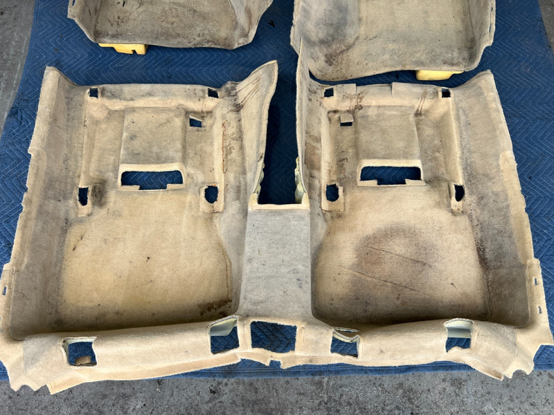 1998-2003 Mercedes W210 E320 Wagon Molded Carpet Full Set Tan OEM #4738EM