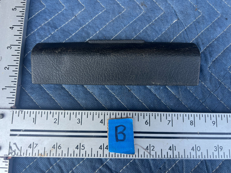 1967-1974 Volvo 140 142 144 145 Dash Fuse Box Cover Lid Trim Black OEM #4914EM