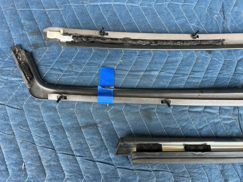 1989-1995 Volvo 740 940 Sedan Driver Left Front Quarter Window Trim OEM #3682EM