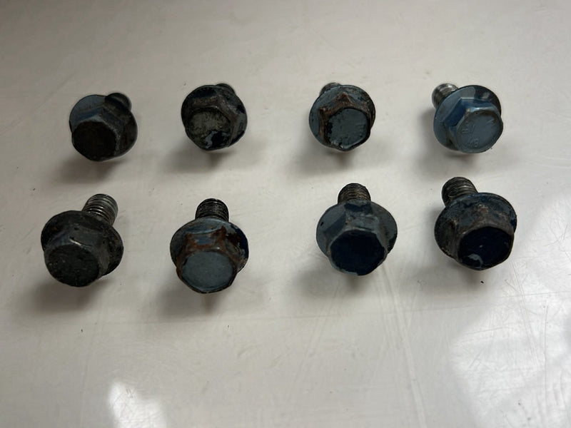 1975-1980 Volvo 244 240 Blue Hood Hinge Pair w/ Mounting Bolts OEM #5348EM