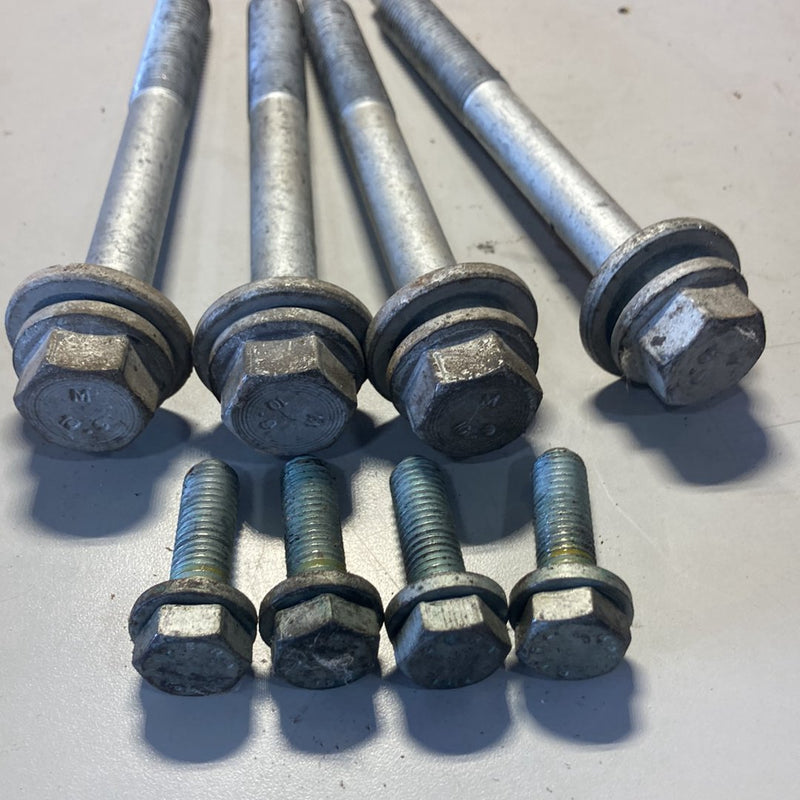 2003-2007 BMW 545i E60 Hardware Rear Axle Bolts 6764888 6764887 OEM #4990M