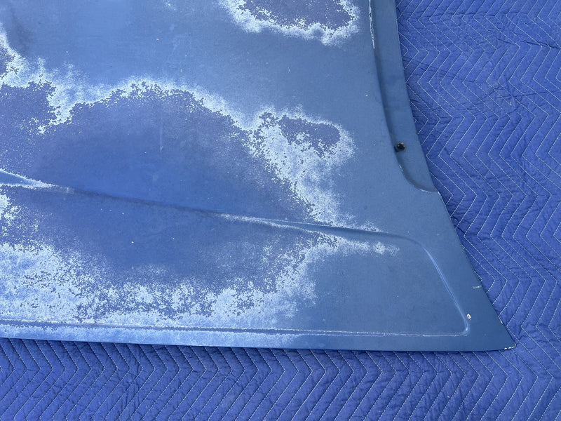1975-1980 Volvo 244 Front Hood Panel Engine Bonnet Blue OEM #5435EM