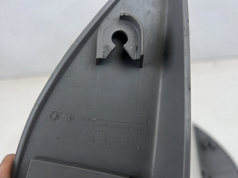 1995-1999 Chevrolet Silverado Tahoe Sierra Corner Mirror Trim Gray OEM #5524EM
