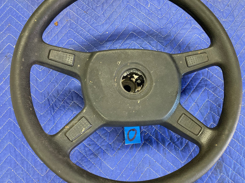 1982-1994 BMW E30 318i 325i Steering Wheel Black 1152896 4 OEM #2464M