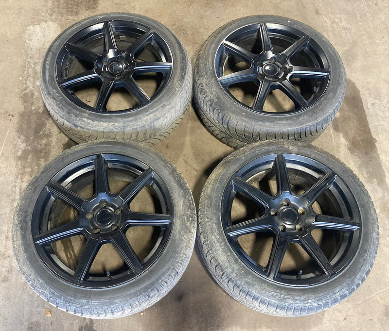 2004-2007 Volvo S60R V70R 18" Aluminum Black Wheels & Tires Set of 4 #2798M