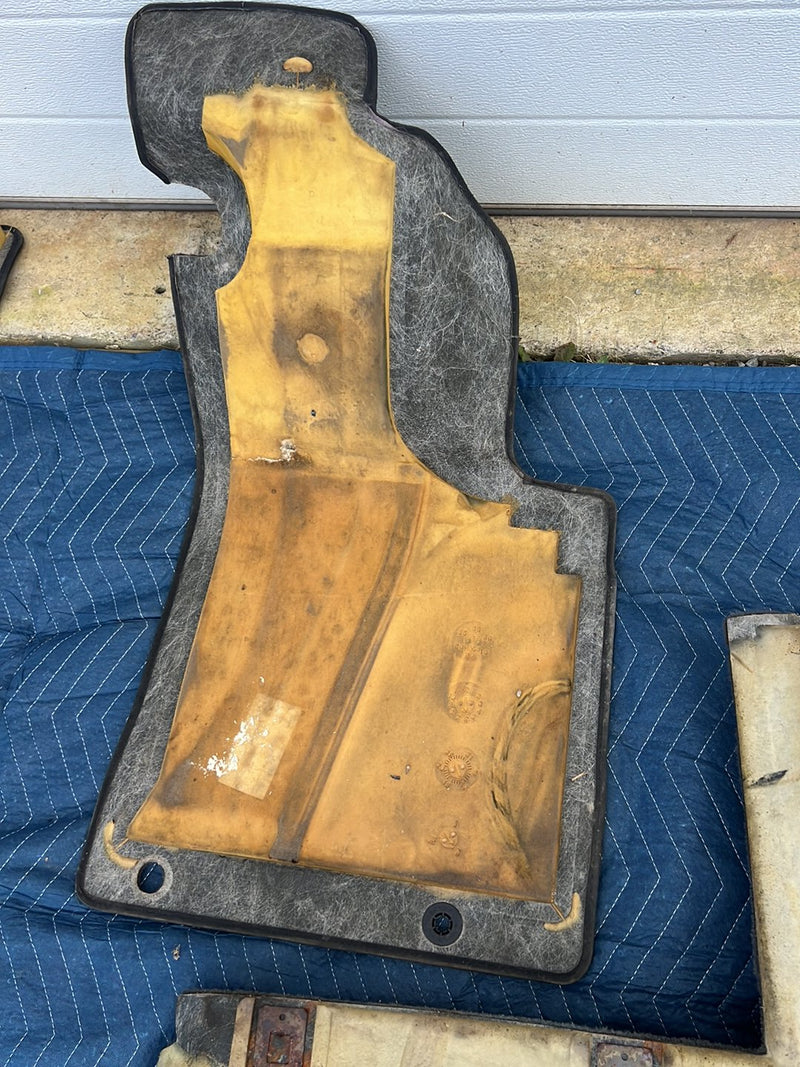 1996-2003 Audi S8 D2 A8 Front Rear Left Right Molded Carpet Set Gray OEM #6480EM
