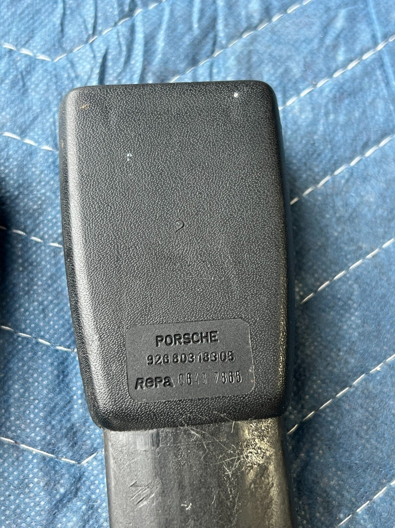 1983-1985 Porsche 944 Front Right & Left Seat Belt Receiver Buckle OEM #2527EM