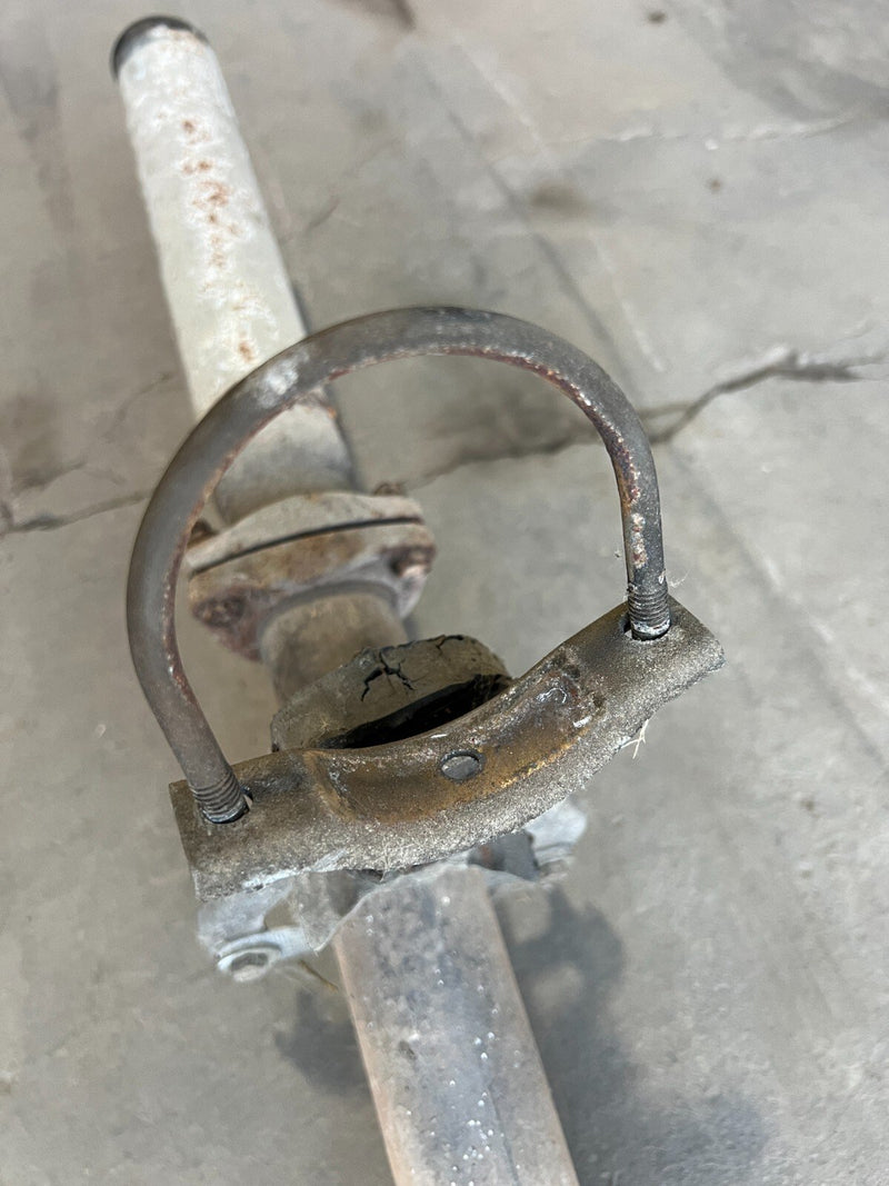 1983-1985 Porsche 944 Exhaust Down Pipe Muffler Resonator Assembly OEM #2467EM